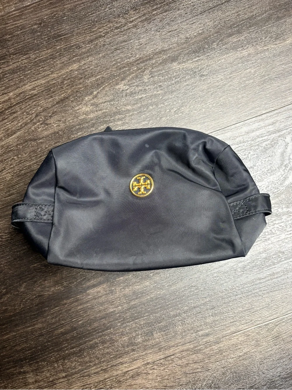 TORY BURCH Tory Burch Cosmetic Pouch Travel Nylon Vanity Black